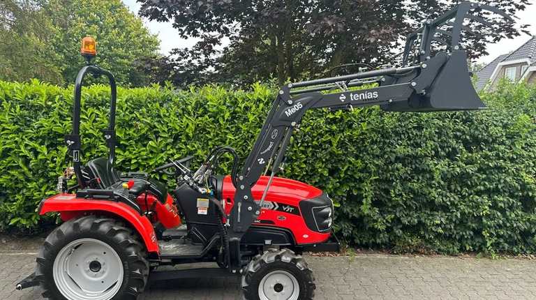 Fieldtrac 929EGT, mit Frontlader und Krokodilschaufel ab 270 € pro Monat.